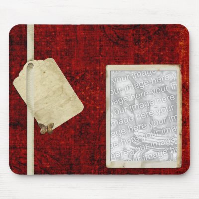 Red photo mousepad template by HeartsinFocus