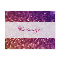 Red Pink and Purple Sparkle Diva Glitter Design