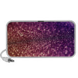 Red Pink and Purple Sparkle Diva Glitter Doodle Sp Laptop Speakers