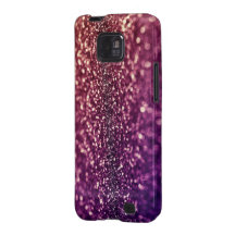 Red Pink and Purple Sparkle Glitter Galaxy Case-Ma Galaxy SII Cases