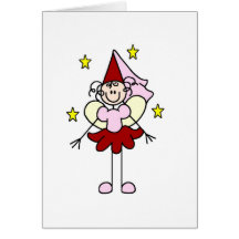 Red/Pink Fairy Princess Card