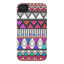 Red & Pink Tribal Pattern iPhone 4/4S Case-Mate Ca iPhone 4 Case-Mate Case