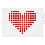 Red pixel heart