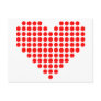 Red pixel heart