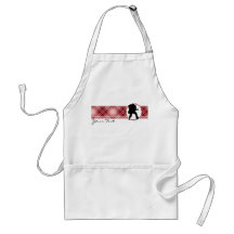 Red Plaid Guitarist Apron
