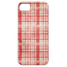 Red Plaid iPhone 5 Cover