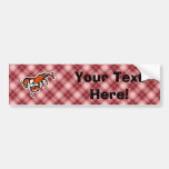 Red Plaid Lobster Bumper Stickers