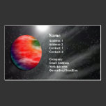 Red Planet Business Card business cards