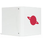 Red Planet symbol 3 Ring Binder