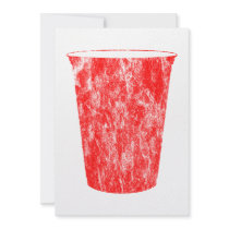 red plastic cup invitations