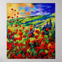 Red poppies 78 posters