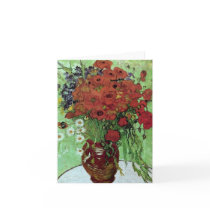 Red Poppies and Daisies, Vincent van Gogh Cards