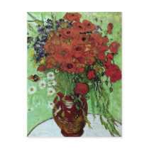 Red Poppies and Daisies, Vincent van Gogh Post Cards