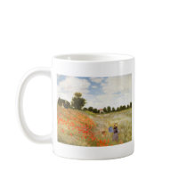 Red Poppies Blooming - Claude Monet Mugs