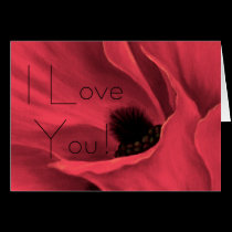 Red Poppies Flower Art Painting - ... - Customized cards