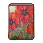 Red Poppies MacBook Sleeve