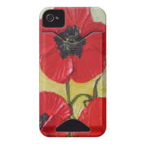 Red Poppy iPhone 4 Case