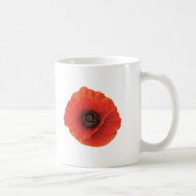 Red Poppy Mugs