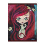 "Red Portrait" Postcards