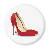 Red Pumps Magnets