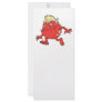 red punk devil mohawk monster customized rack card