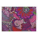Red Purple Note Card