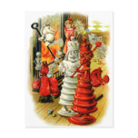 Red Queen and White King Into the Fire postcards