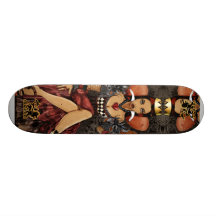 Red Queen Skateboard Skidone