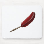 Red quill mousepads