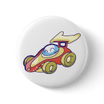 Red Race Car Pins