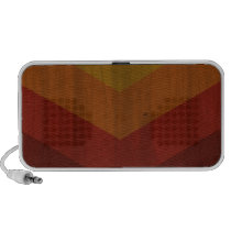 Red retro design speakers