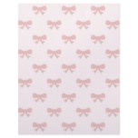 Red Ribbon Bow Pattern on Pink. Personalized Letterhead