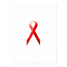 Red Ribbon Post Card