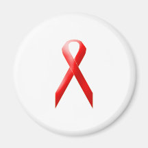 Red Ribbon Refrigerator Magnets