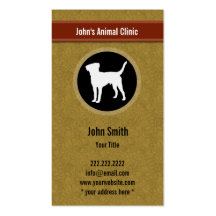 Red Ribbon Vets and Animal Clinics Business Card