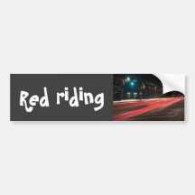 red riding bumper stickers