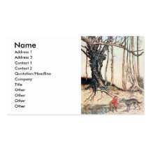 Red Riding Hood Business Card