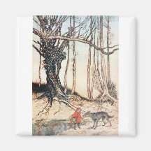 Red Riding Hood Fridge Magnets