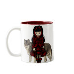 "Red Riding Hood in Autumn" Mug