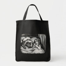 Red Riding Hood Tote Bags