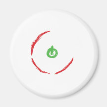 Red Ring Of Death - Gamer, Video Games, Gaming Refrigerator Magnet