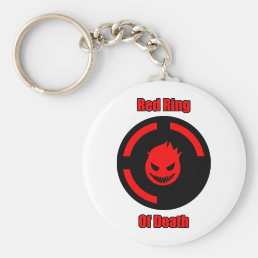 Red Ring of Death Key Chain