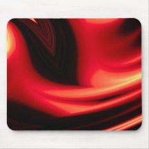 Red Road - Modern Abstract Mouse Pads
