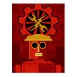 Red Robot Post Cards