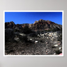 Red Rock #3 Fresco Posters