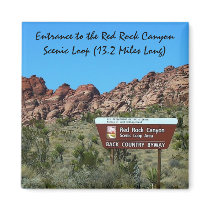 Red Rock Canyon 2" Magnet magnets