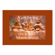 Red Rock Canyon Gift Certificate Custom Announcements