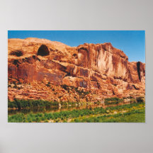 Red rock mountains in Utah Posters