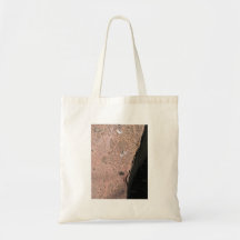 Red Rock Stone Texture Canvas Bag