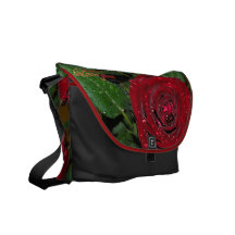 Red Rose #2 Commuter Bag